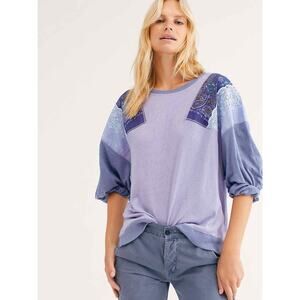 We The Free Feelin It Boho Patchwork T Shirt